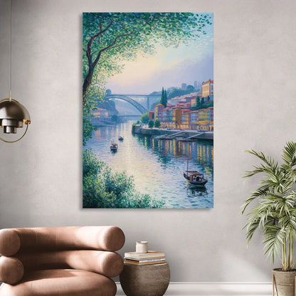 Douro River Serenity Sitting Room - Canvas Wall Art