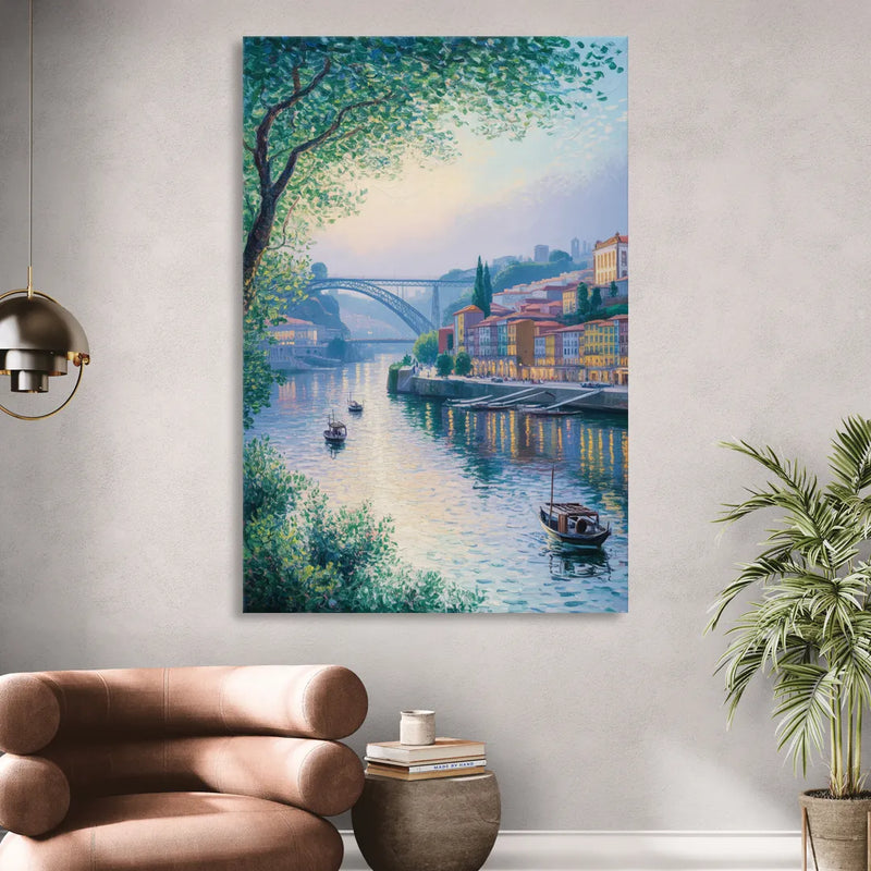 Douro River Serenity Sitting Room - Canvas Wall Art