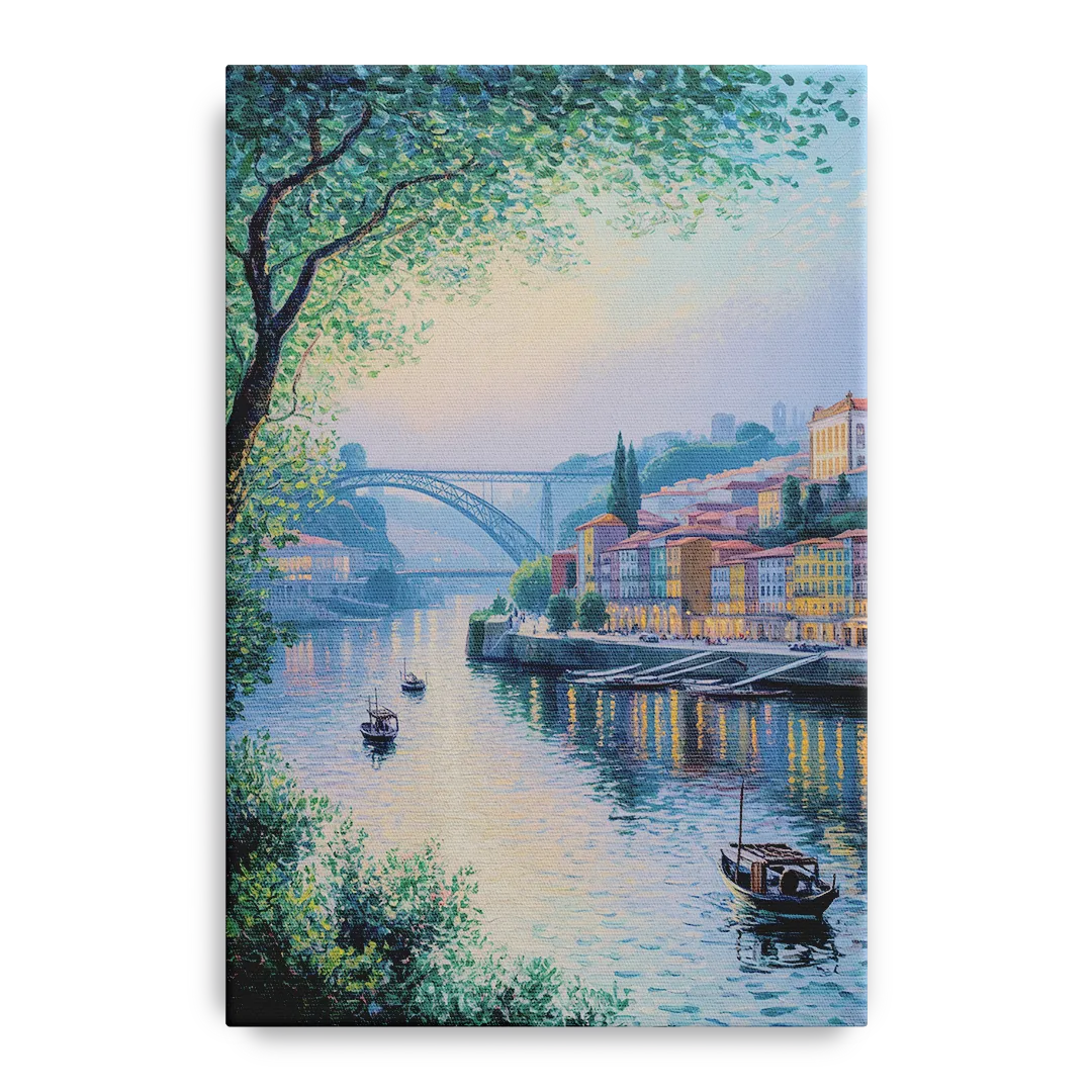 Douro River Serenity Front - Canvas Wall Art