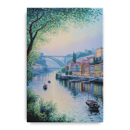 Douro River Serenity Front - Canvas Wall Art