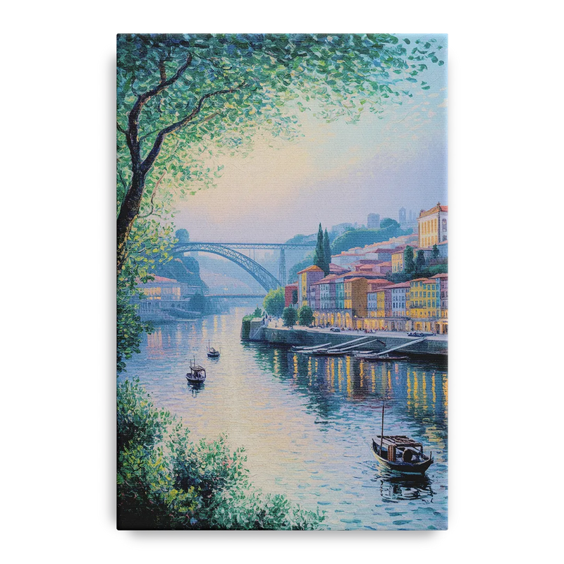 Douro River Serenity Front - Canvas Wall Art