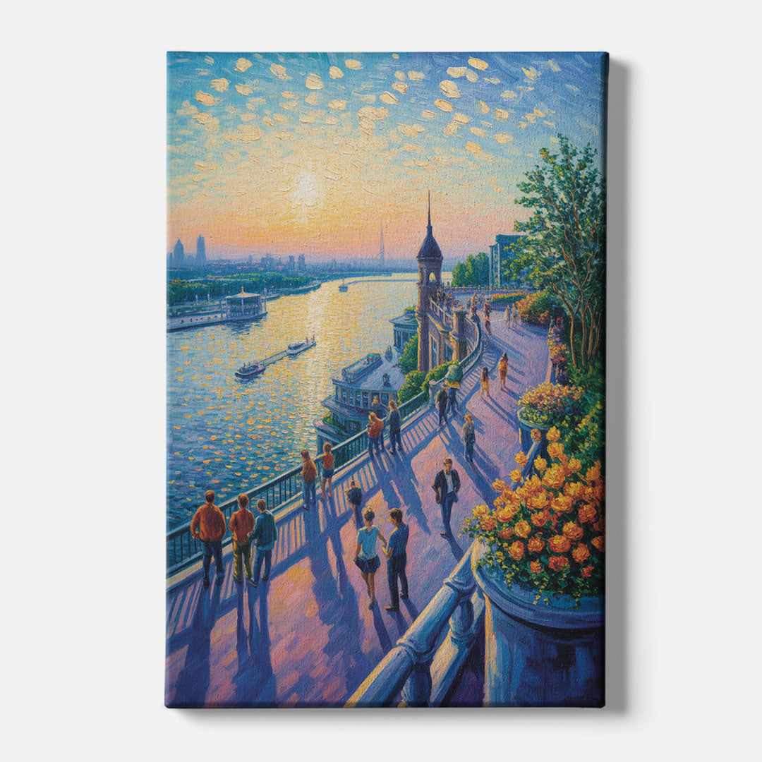 Dufferin Terrace View - Canvas Wall Art