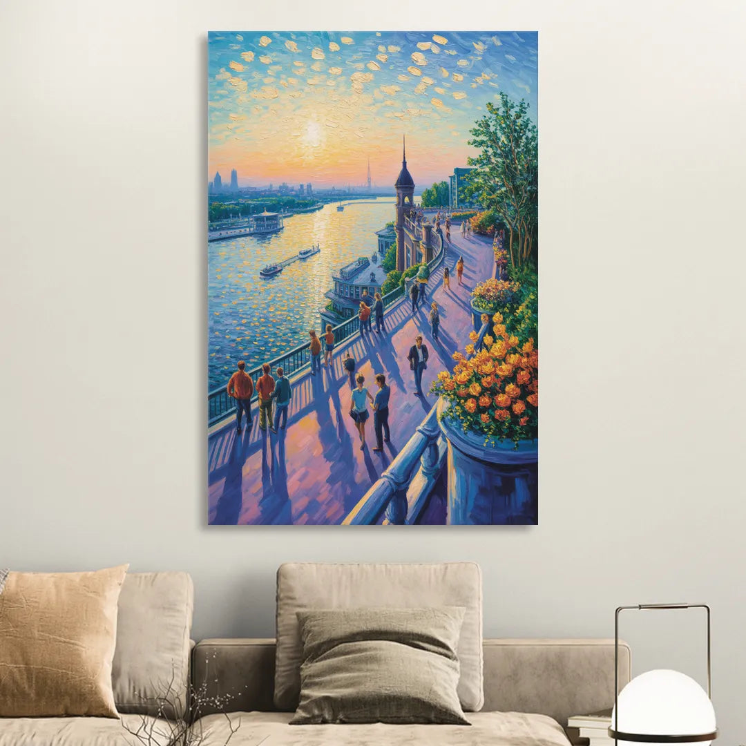 Dufferin Terrace View Sitting Room - Canvas Wall Art