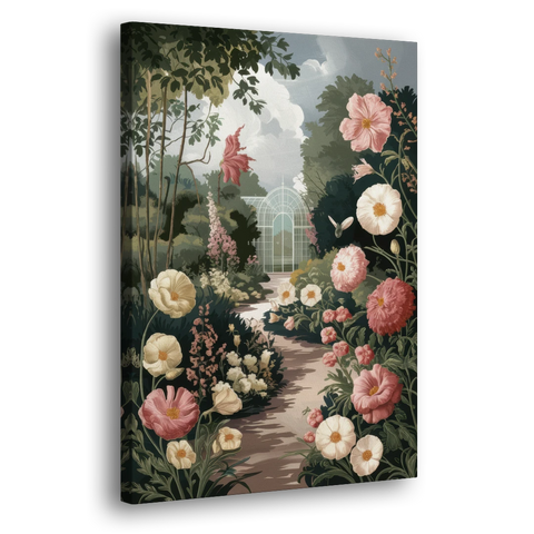 Dunedin Botanical Gardens - Canvas Wall Art - Side