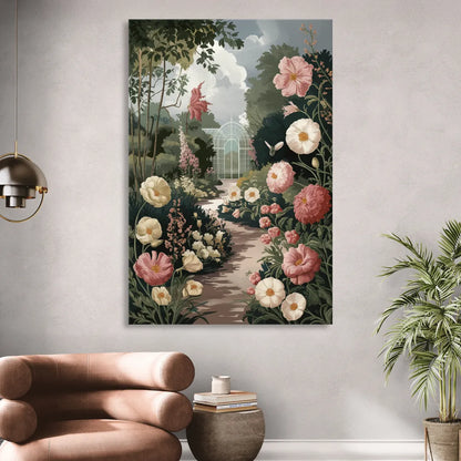 Dunedin Botanical Gardens Sitting Room - Canvas Wall Art