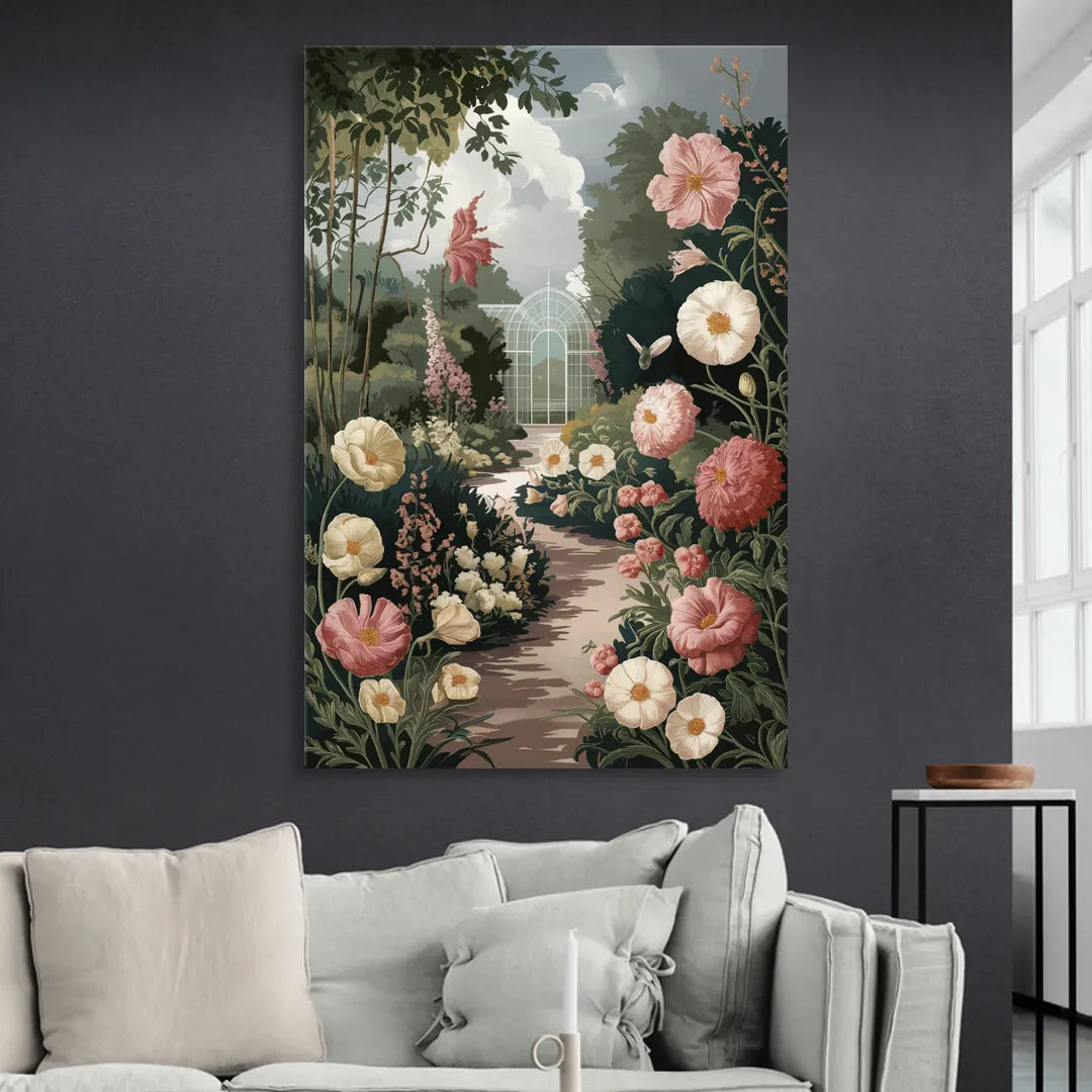 Dunedin Botanical Gardens Living Room - Canvas Wall Art