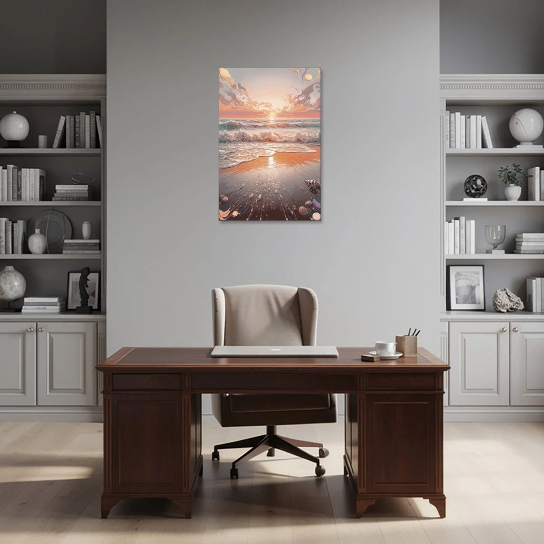 Dunedin Coastal Sunrise - Canvas Wall Art - Office - 24x36