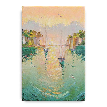 Dunedin Harbor View Front - Canvas Wall Art