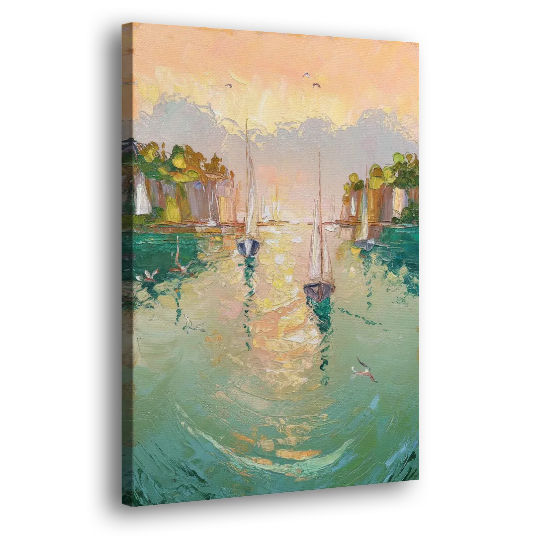 Dunedin Harbor View Side - Canvas Wall Art