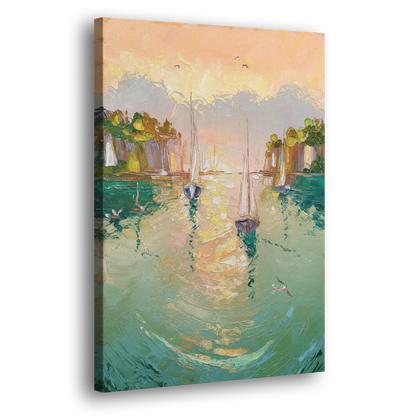Dunedin Harbor View Side - Canvas Wall Art