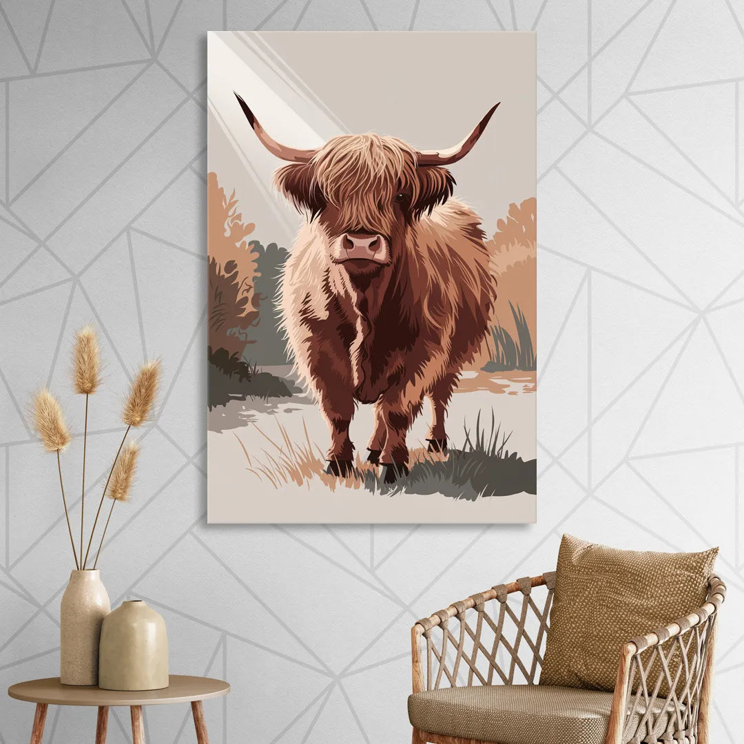 Dunedin Highland Charm Living Room - Canvas Wall Art