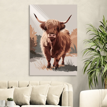 Dunedin Highland Charm Sitting Room - Canvas Wall Art