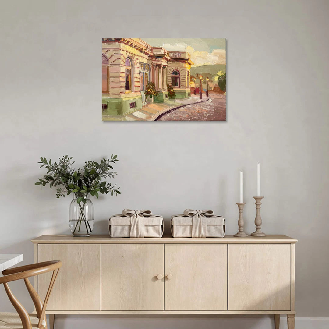 Dunedin Historic Architecture - Canvas Wall Art - Coffee Table - 36x24