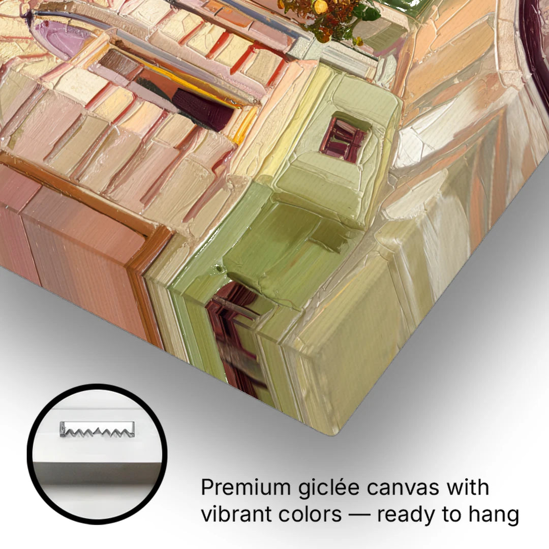 Dunedin Historic Architecture - Canvas Wall Art - Gallery Wrap Corner
