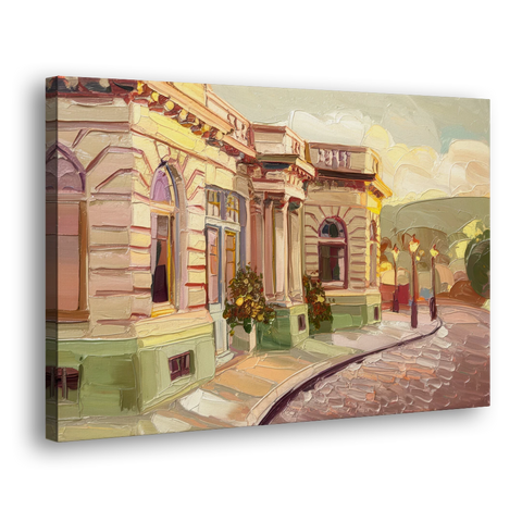 Dunedin Historic Architecture - Canvas Wall Art - Side