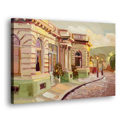 Dunedin Historic Architecture Side - Canvas Wall Art
