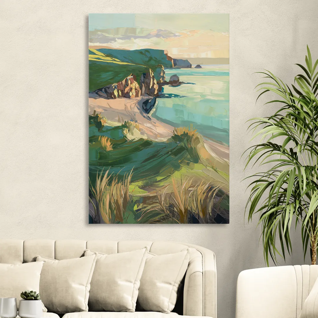 Dunedin Otago Peninsula Living Room - Canvas Wall Art