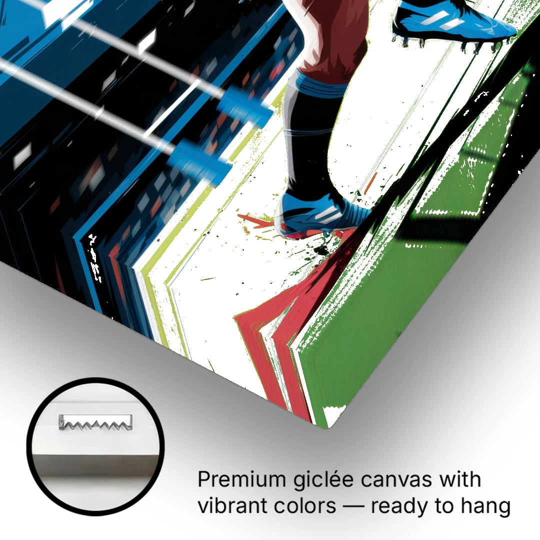 Dunedin Rugby Spirit - Canvas Wall Art - Gallery Wrap Corner