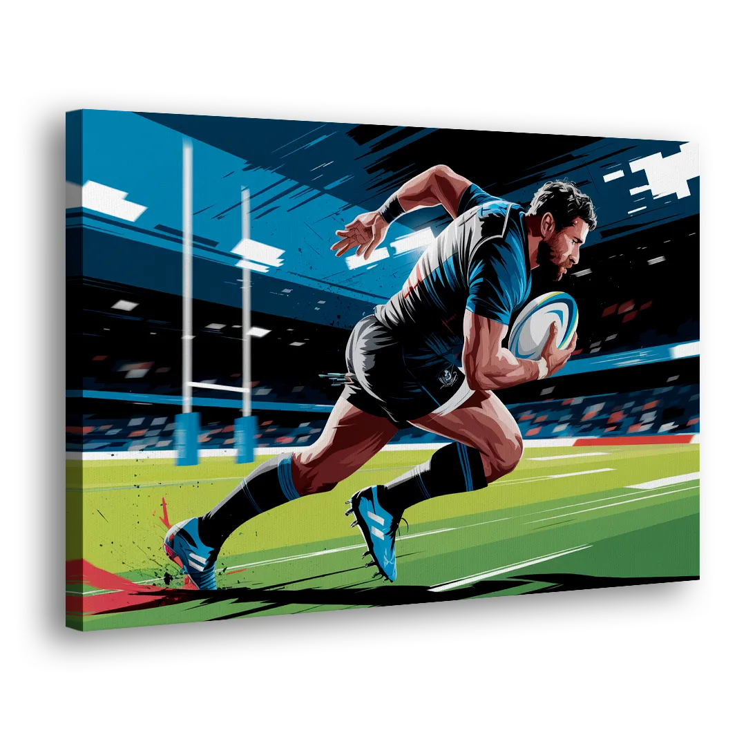 Dunedin Rugby Spirit Side - Canvas Wall Art