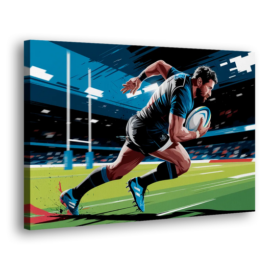 Dunedin Rugby Spirit Side - Canvas Wall Art