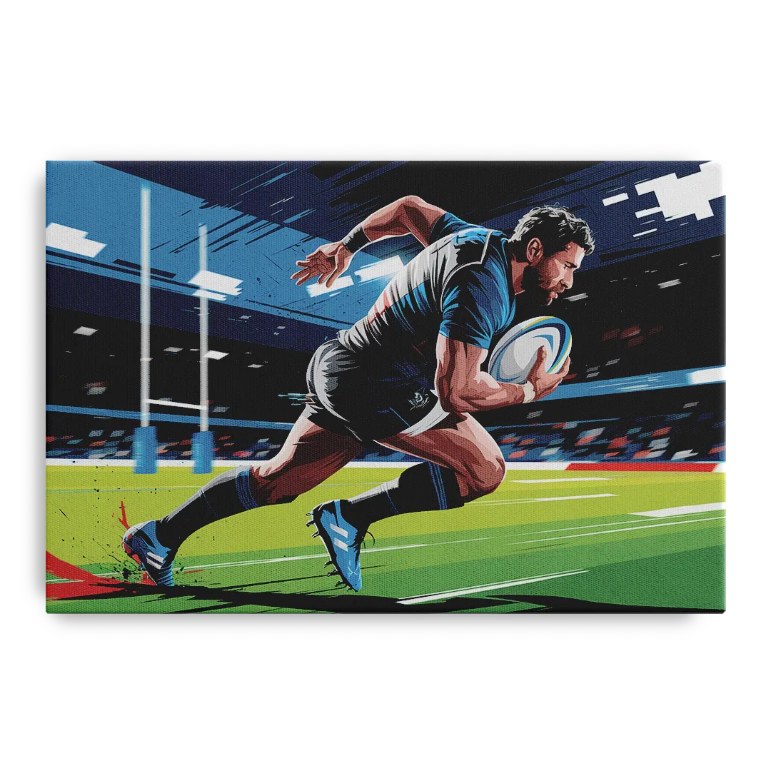 Dunedin Rugby Spirit Front - Canvas Wall Art