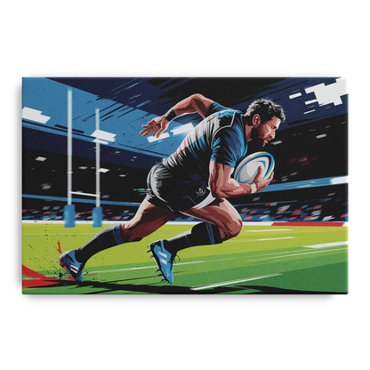 Dunedin Rugby Spirit Front - Canvas Wall Art