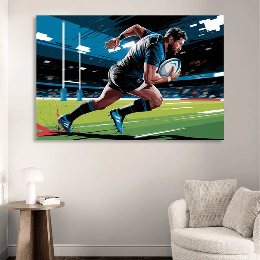 Dunedin Rugby Spirit Living Room - Canvas Wall Art