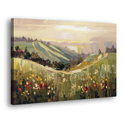 Dunedin Scenic Hills - Canvas Wall Art - Side