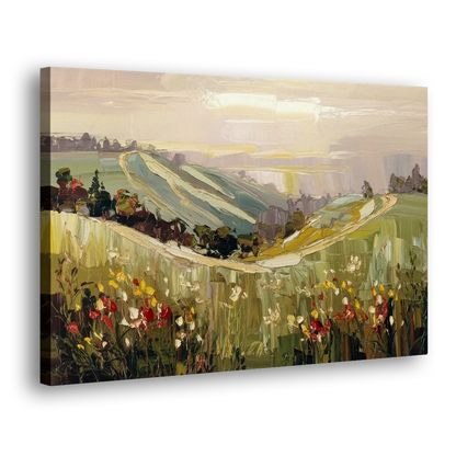 Dunedin Scenic Hills Side - Canvas Wall Art