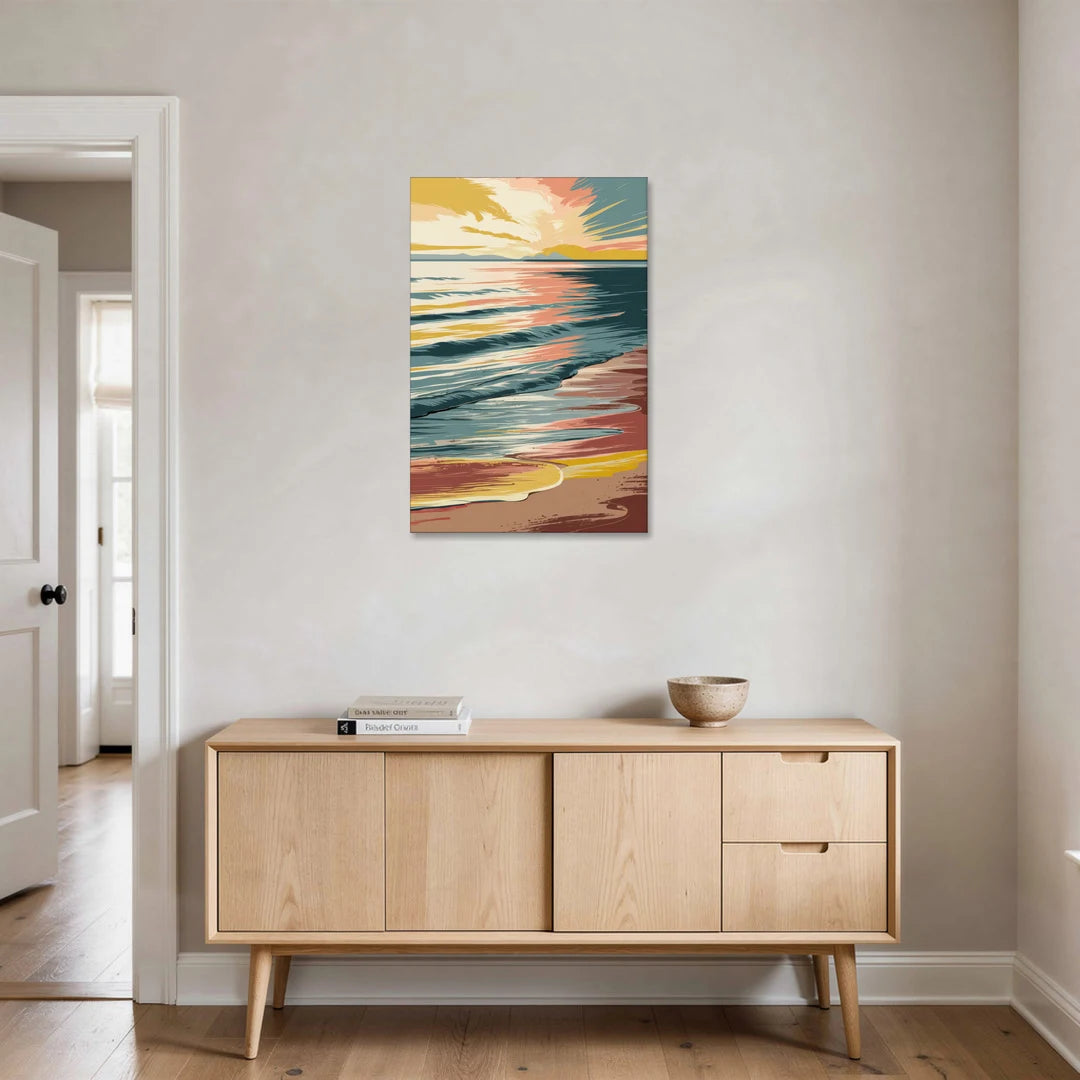 Dunedin Sunset Over Water - Canvas Wall Art - Coffee Table - 24x36