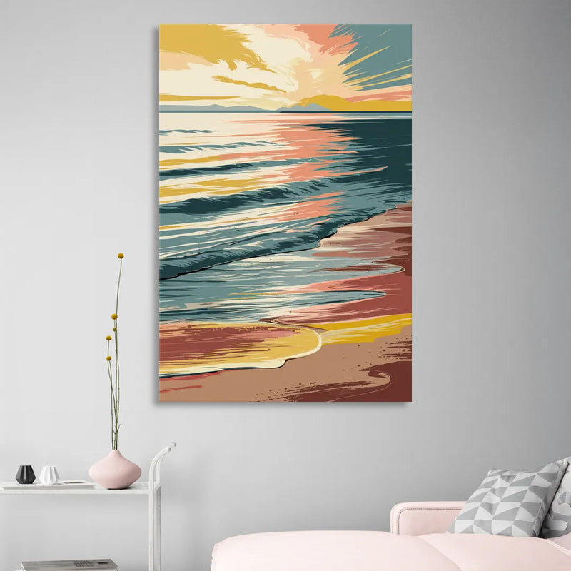 Dunedin Sunset Over Water Sitting Room - Canvas Wall Art