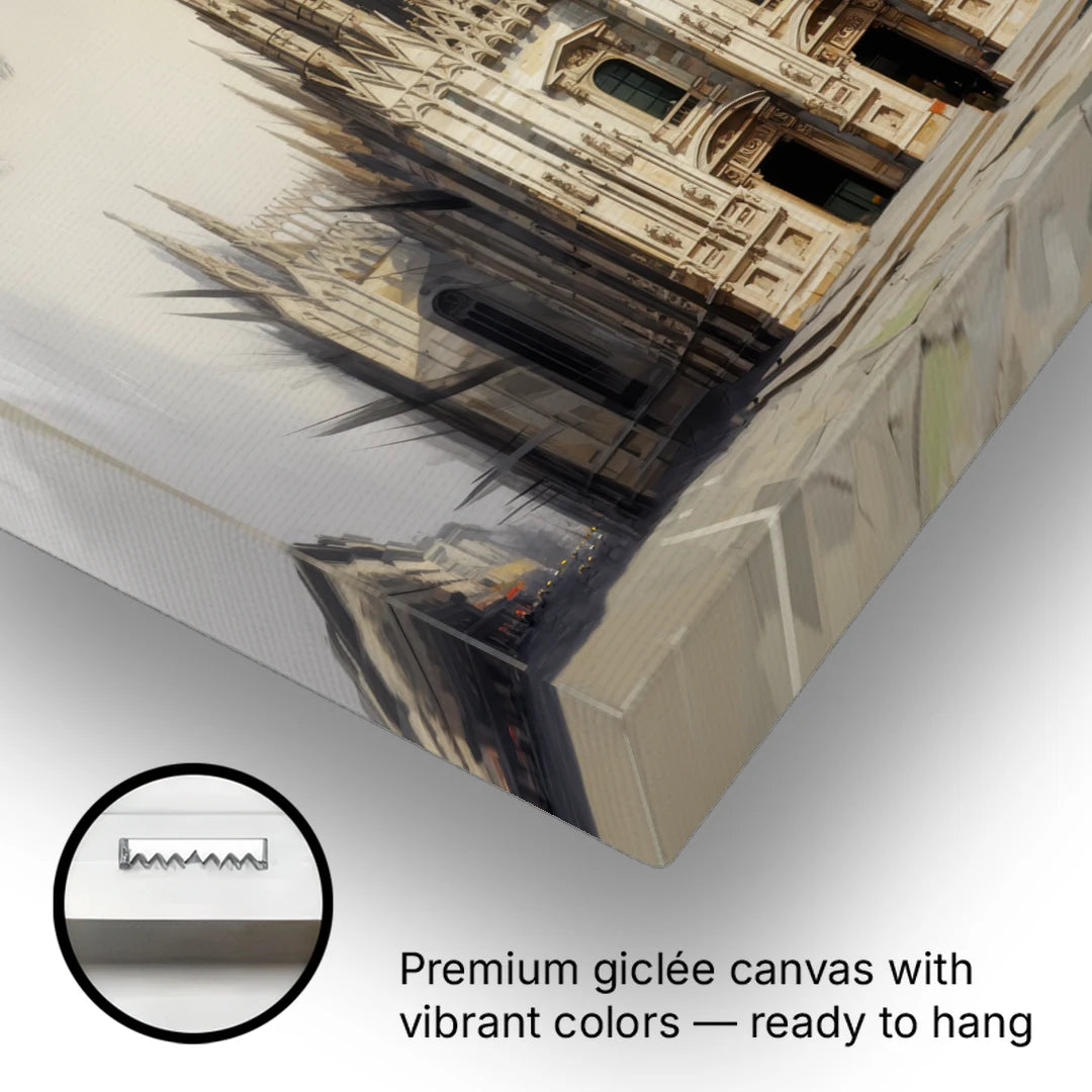 Duomo Majesty - Canvas Wall Art - Gallery Wrap Corner