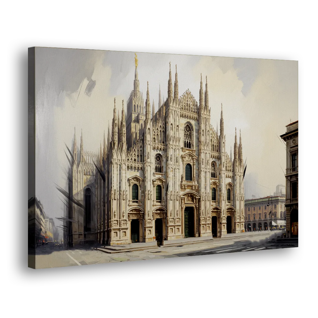 Duomo Majesty Side - Canvas Wall Art