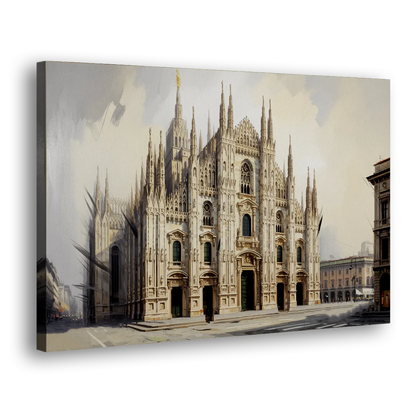 Duomo Majesty Side - Canvas Wall Art