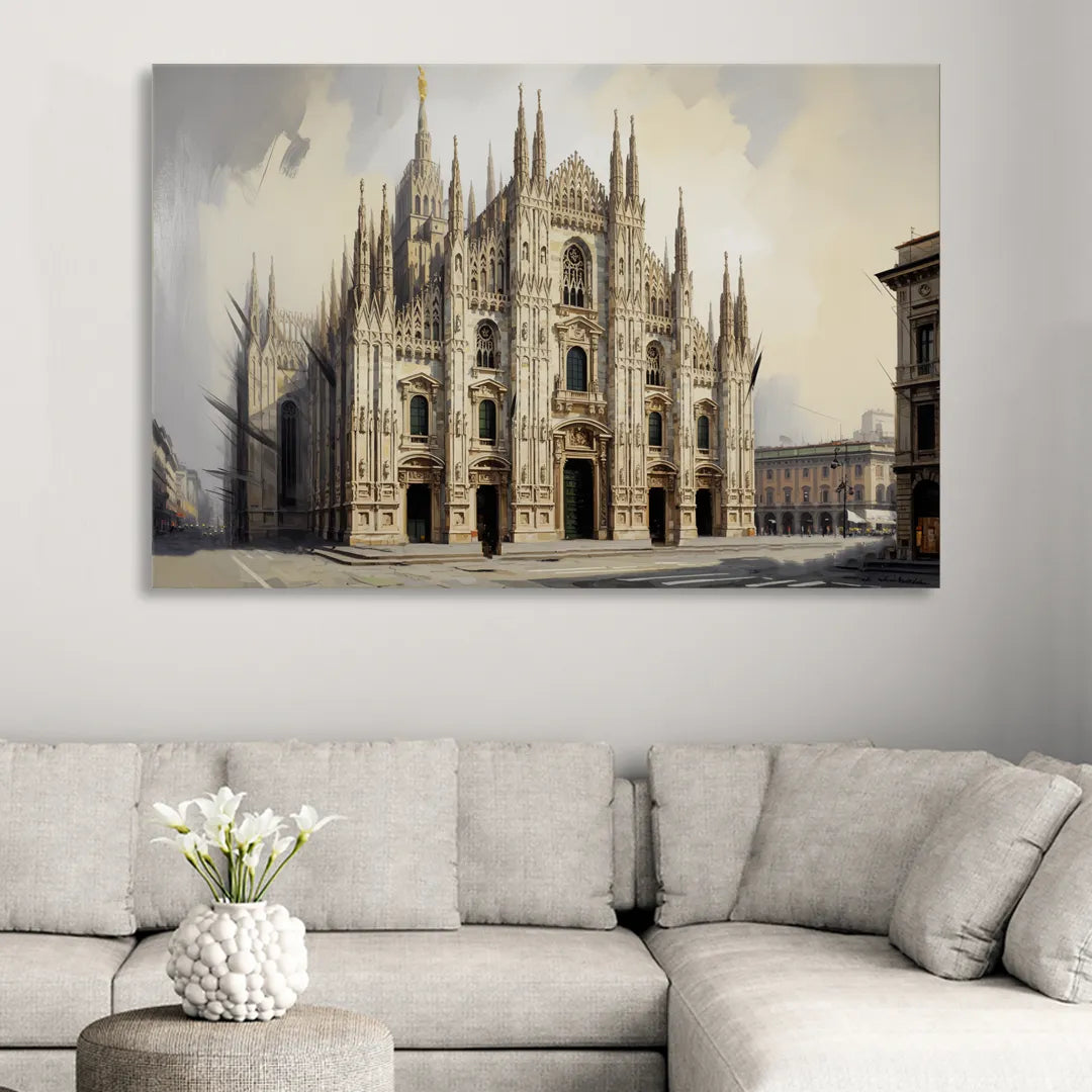 Duomo Majesty Living Room - Canvas Wall Art