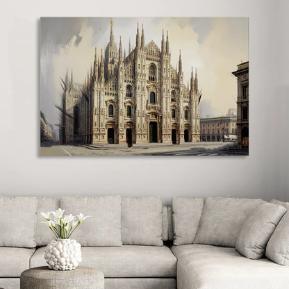 Duomo Majesty Living Room - Canvas Wall Art