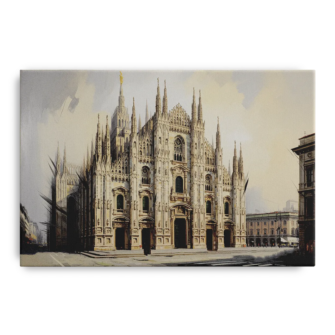 Duomo Majesty Front - Canvas Wall Art