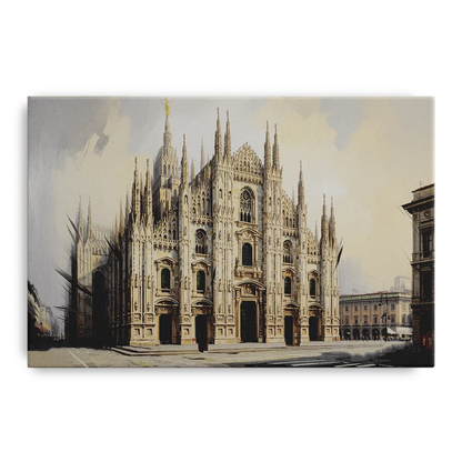 Duomo Majesty Front - Canvas Wall Art