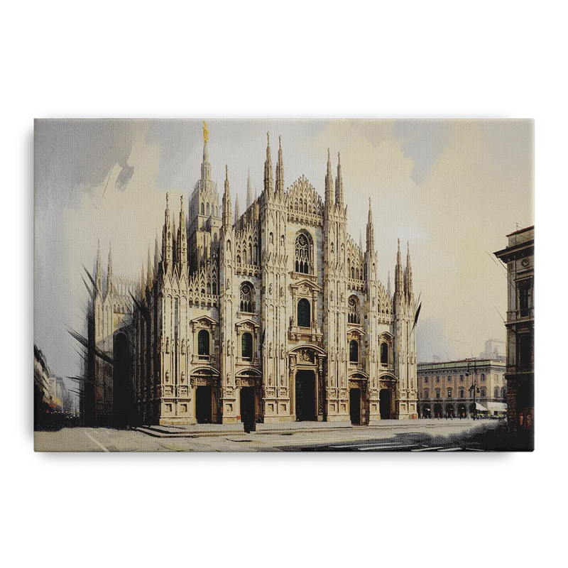 Duomo Majesty Front - Canvas Wall Art