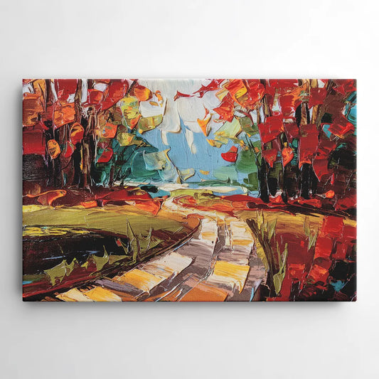 Durham Autumn Colors - Canvas Wall Art