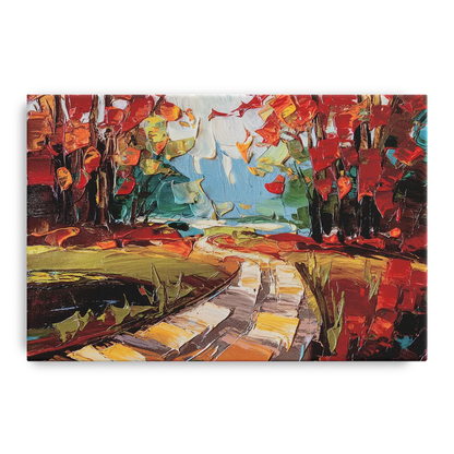 Durham Autumn Colors Front - Canvas Wall Art