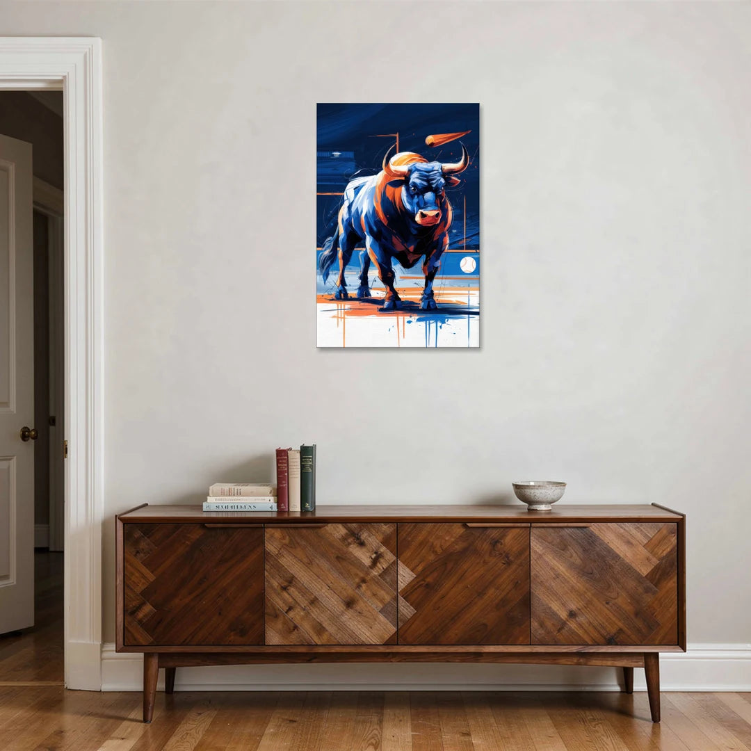 Durham Bulls Baseball Tribute - Canvas Wall Art - Coffee Table - 24x36