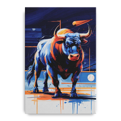 Durham Bulls Baseball Tribute Front - Canvas Wall Art