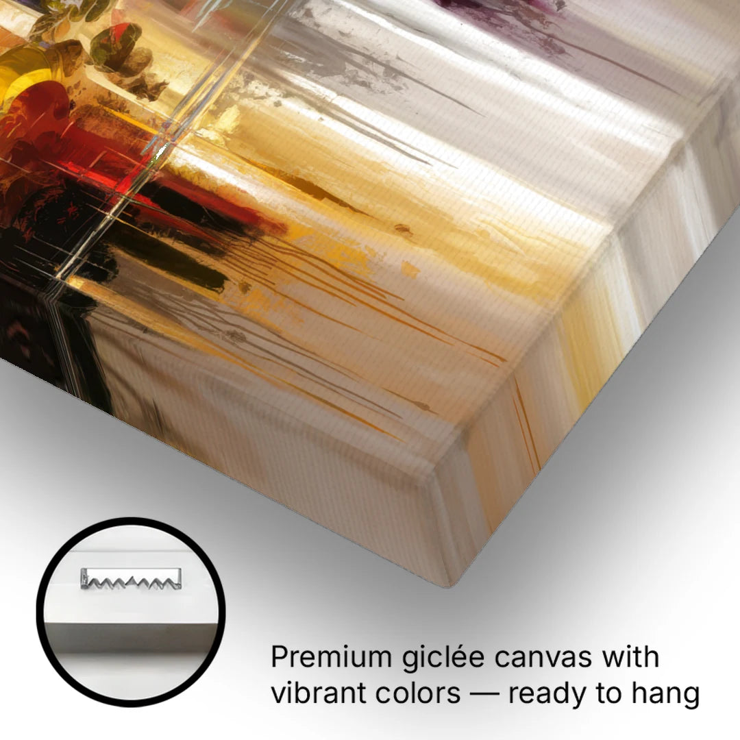 Durham Cityscape Reflection - Canvas Wall Art - Gallery Wrap Corner