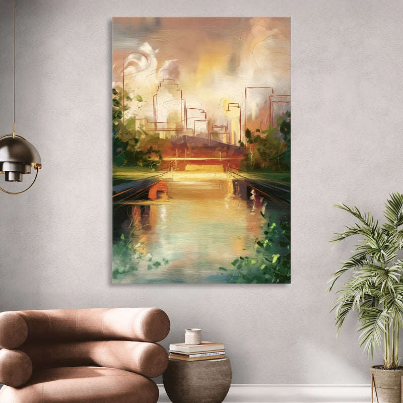 Durham Riverwalk Serenity Sitting Room - Canvas Wall Art