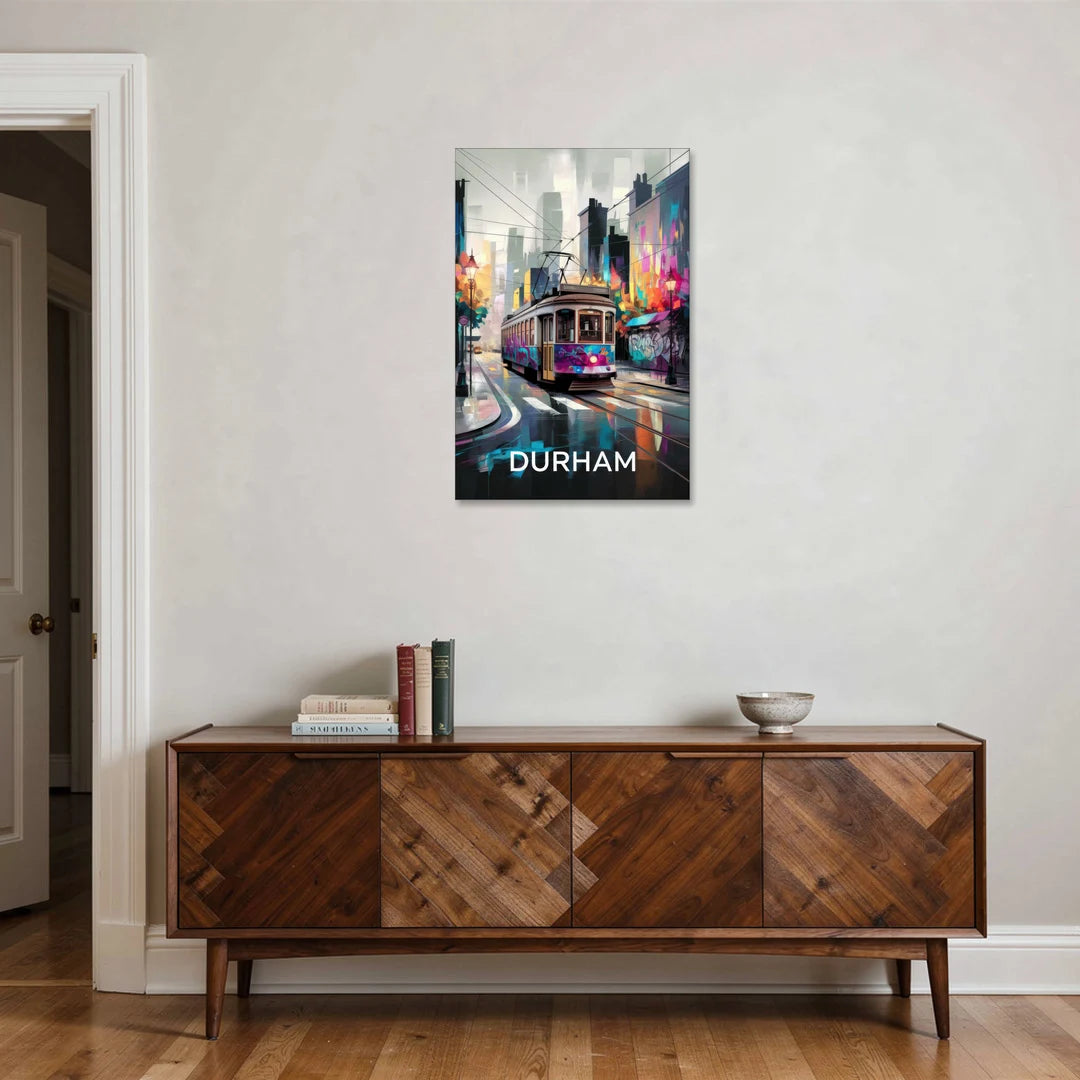Durham Street Art Vibes - Canvas Wall Art - Coffee Table - 24x36