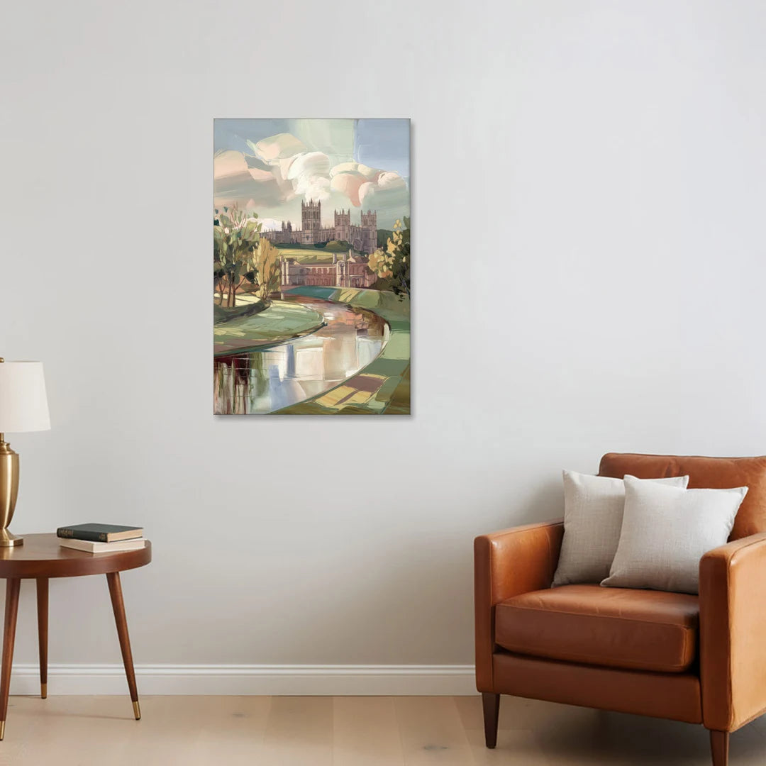 Durham University Aesthetic - Canvas Wall Art - Sofa - 24x36