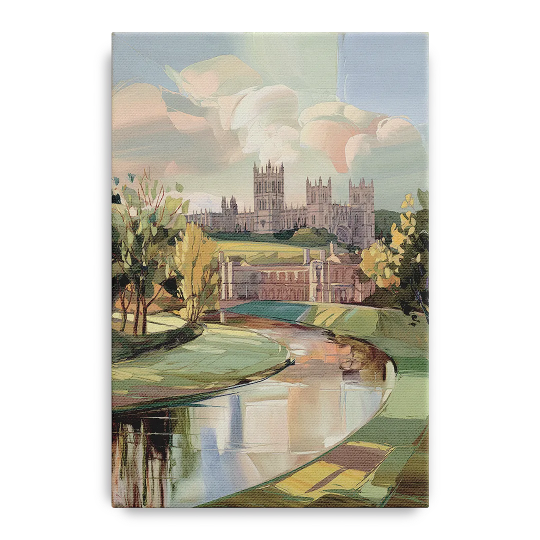 Durham University Aesthetic Front - Canvas Wall Art