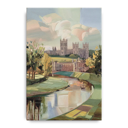 Durham University Aesthetic Front - Canvas Wall Art