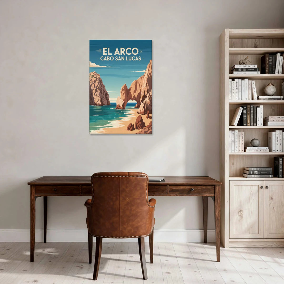 El Arco de Cabo San Lucas - Canvas Wall Art - Office - 24x36